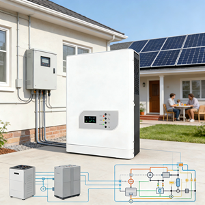 Système de stockage d'énergie solaire tout-en-un 8 kWh pour la maison : Alimentation de secours fiable pour des économies sur les factures d'électricité domestique - Product Image 1