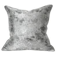 Housses de coussins lombaires 24 "22" 20 "18" Oreillers Jacquard brillants et argentés pour canapé-lit 1 paquet de housse de coussin souple