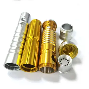 MACH CNC steel turning milling manufacture service for machining lathe metal rod lightsaber shafts parts