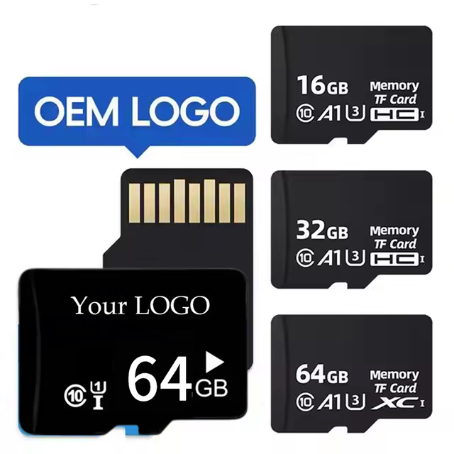 Wholesale Factory Micro Memory SD Card 8gb 16gb 32gb 64gb Bulk Mobile Phone Storage Cheap Plastic Micro Memory Card