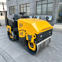 Nouveau Compacteur Vibratoire Statique à Double Tambour de 3 Tonnes (3000 kg) pour Petites Travaux de Construction