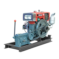 Nouvel aérateur à roue à aubes longue Mashow 16 impellers, à économie d'énergie, avec moteur diesel, boîte de vitesses et roulement, pour la pêche et l'agriculture