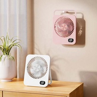 2026 Neue Modische Sommer Faltbare Handventilatoren Leiser Wandventilator Tragbarer USB-Elektro-Tischventilator mit Fünf Geschwindigkeiten und Hoher Leistung