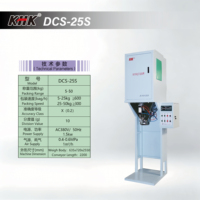 Machine de pesage quantitative DCS-25S 5-50 kg, machine de remplissage de céréales à double alimentation haute vitesse de précision, ensacheuse industrielle