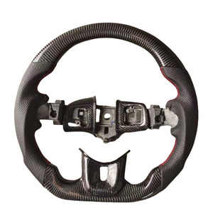 Volant sport en cuir véritable et fibre de carbone pour <span class=keywords><strong>Fiat</strong></span> 500X, idéal pour la modification et la personnalisation automobile. - Product Image 3