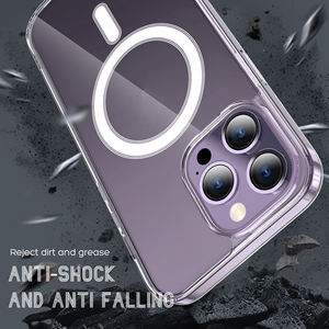 Wholesale Super Magnetic <b>Shockproof</b> Anti-Falling Clear Phone <b>Case</b> for <b>iPhone</b> <b>11</b>~17 Pro Max,Samsung S24 S25 S26 Ultra Plus - Product Image 4