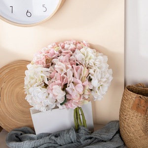 Hydrangea artificielle CallaFloral, branche unique, 37 cm, rose, polyester, fleur décorative pour mariage et décoration intérieure - Product Image 3