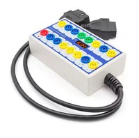Caja de Conexión para Detector de Protocolos, Caja de Conexión OBDII de 16 Pines, Herramienta de Diagnóstico de ECU para Autos Universales