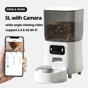 Distributeur automatique de nourriture <span class=keywords><strong>pour</strong></span> animaux de compagnie en acier inoxydable, intelligent, télécommandé, <span class=keywords><strong>pour</strong></span> <span class=keywords><strong>chat</strong></span> et chien, avec minuterie quantitative et vidéo - Product Image 6