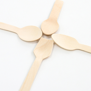 Commercio all'ingrosso <span class=keywords><strong>di</strong></span> betulla monouso gelato mini cucchiai <span class=keywords><strong>di</strong></span> <span class=keywords><strong>legno</strong></span> con grado alimentare - Product Image 2