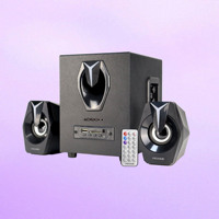 Microlab Stylish 7Colour LED 2.1 Stereo Blue Tooth Speaker G100BT untuk Gaming