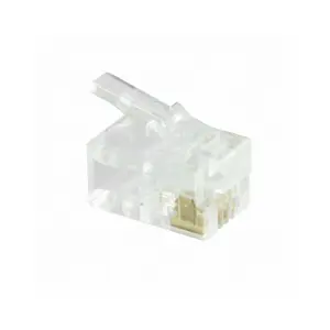 Professional Brand Connectors Supplier TM4P-44P Plug Modular Connector 4p4c RJ9 RJ10 RJ22 Position Unshielded IDC TM4P44P