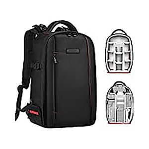 Échantillon gratuit Sac à dos pour appareil photo, sac étanche pour appareil photo DSLR/SLR/Mirrorless 17.3 pouces avec coque rigide frontale et ordinateur portable - Product Image 1