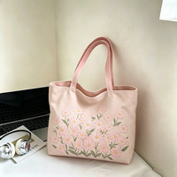 Sac fourre-tout personnalisé OEM, sac fourre-tout en toile grande capacité, sacs de shopping d'extérieur avec poche, sacs fourre-tout pour femmes