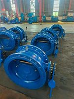 Clapet anti-retour papillon à fermeture lente à faible résistance, contrôlé hydrauliquement, anti-choc d'eau, à bride, 4 pouces, EPDM