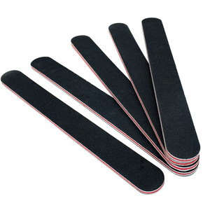 China Wholesale High Quality zebra Grey Black White Mini Shape Emery Board Nail File Custom logo Nail Files with logo