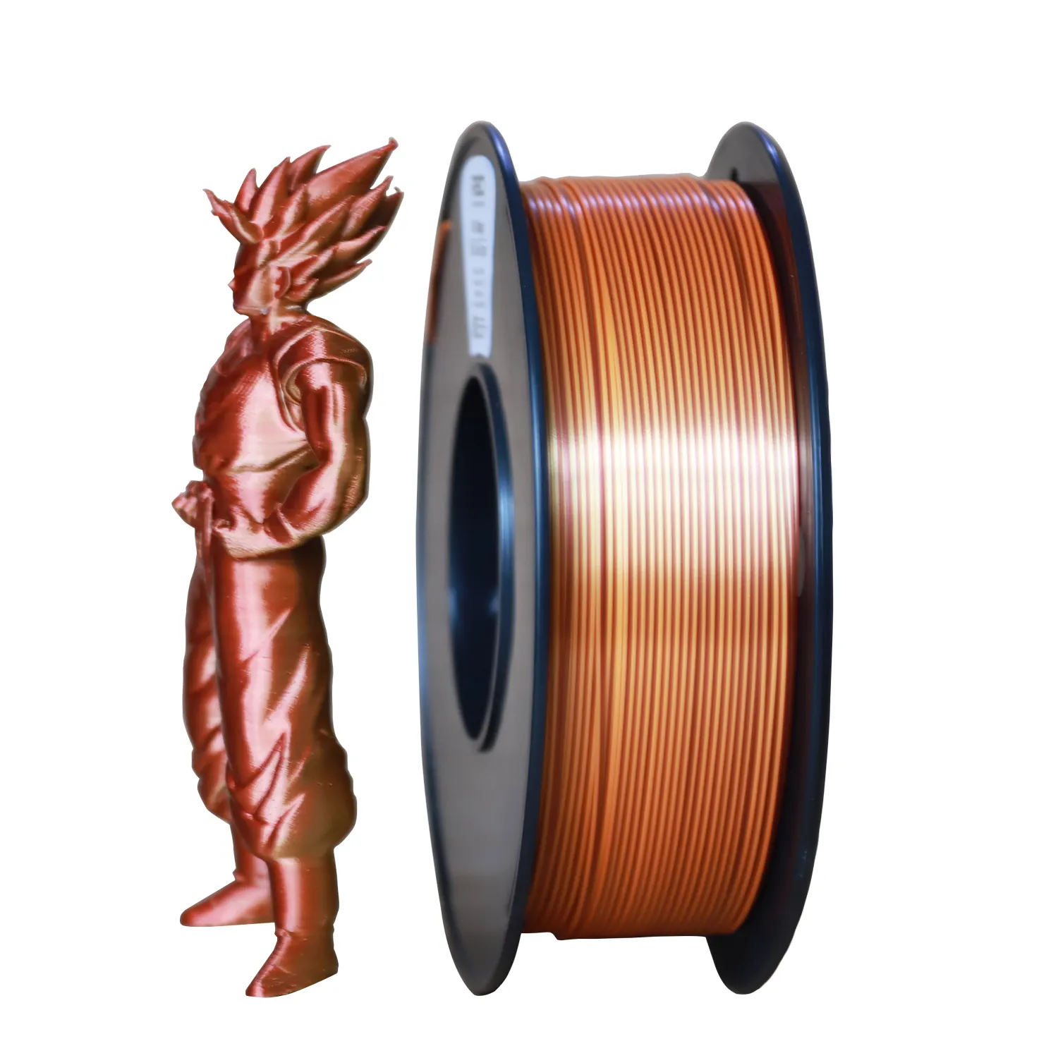 Sunlu — Filament pour impression 3D, consommable d'imprimante en PLA, double couleur, effet soyeux, Unique, 1KG, 2 couleurs disponibles