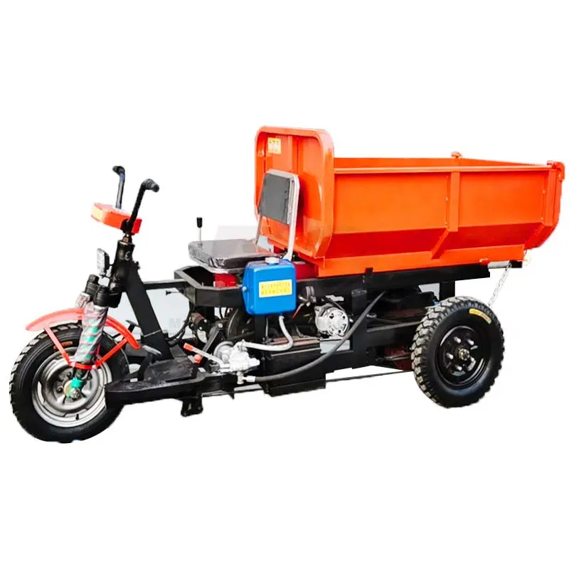 3 Ton Capacity 25Hp Diesel Tricycles Electric 3-wheel Dumper Cargo Tricycle For Mining