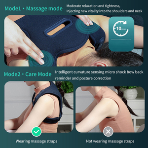 Ceinture de massage chauffante et vibrante pour soulager les douleurs dorsales chez les femmes et les hommes, correcteur de posture pour le dos, pour une utilisation corporelle - Product Image 5