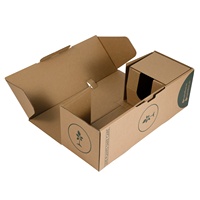 Caja de Cartón Corrugado Plegable para Envío de Flores, para el Día de la Madre y el Día del Padre, Cajas de Transporte para Ramos Florales