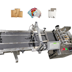 เครื่องป้อนกระดาษพิมพ์วันที่อัตโนมัติขนาดเล็ก พร้อมระบบแบ่งหน้าหลายภาษา สำหรับการ์ดและถุงขนาดเล็ก - Product Image 1