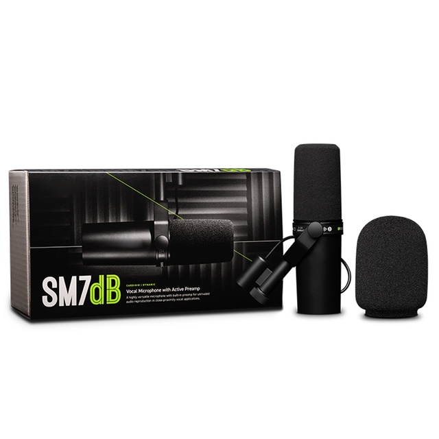 Professional Cardioid Studio Dynamic Vocal Microphone SM7B/SM7DB Broadcast Performance Stage Live Broadcast Wired Mic SM7DB