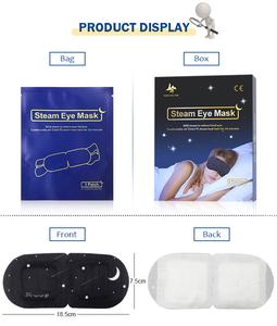 Masque oculaire chauffant jetable personnalisé avec logo pour le <span class=keywords><strong>syndrome</strong></span> de l'œil <span class=keywords><strong>sec</strong></span> et le soulagement de la fatigue, compresse chaude à vapeur - Product Image 3