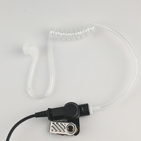 PMLN8341 PMLN8341A Radio bidirectionnelle portable, casque invisible à double fil, bouton PTT pour talkie-walkie MOTOROLA R7 FKP R7 NKP R7A