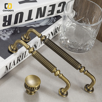Poignées de tiroir en laiton massif, boutons en bois, serrures dissimulées, finition or antique, design moderne, 128 mm, pour cuisine, armoire, commode