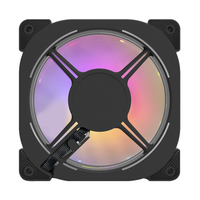 Ventilador AntarcChill PWM de 4 Pines y 5V, Ventilador ARGB de 3 Pines y 120mm para Caja de Ordenador, Ventilador RGB Direccionable por LED, Sincronización con la Placa Base, Disponible en Stock