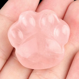 Figura de pata de gato de piedra semipreciosa natural de chakra de 28 mm, tamaño mini, adornos para habitación, cristal, Reiki, curación, estatua de cuarzo amatista - Product Image 6