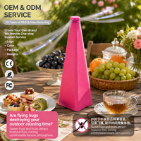 CE RoHS FCC 360 °   Ventilateur anti-mouches rotatif, fonctionne avec des piles AA, dispositif de protection alimentaire contre les nuisibles, ventilateur de table portable