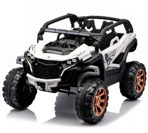 Magnifique voiture électrique pour enfants à deux places, 12V, fonctionnant sur batterie, avec musique, lumières, portes, voiture à pédales pour enfants, UTV - Product Image 3