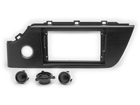 Kit de instalación de panel embellecedor para radio de coche de 9 pulgadas, compatible con Kia Rio Solaris (volante a la izquierda)