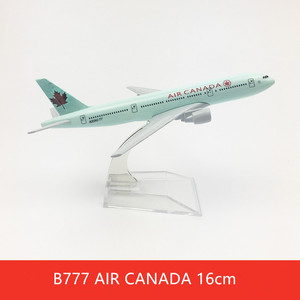 ราคาขายส่ง ชุดของขวัญสำหรับเด็ก โมเดลเครื่องบินไดแคสต์ <span class=keywords><strong>B777</strong></span> AIR CANADA สเกล 1:<span class=keywords><strong>400</strong></span> ขนาด 16 ซม. สำหรับขาย - Product Image 1