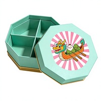 Boîte cadeau rigide personnalisée en carton mat laminé, emballage de luxe pour la promotion des fêtes
