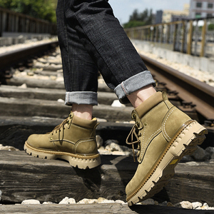 Botas de Trabajo para <span class=keywords><strong>Hombre</strong></span> Fabricadas en Fábrica con Parte Superior de Cuero Genuino Transpirable y Resistente a los Pinchazos y Forro de Malla - Product Image 3