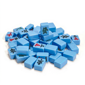 Mini Mahjong Tiles 20mm Melamine Four-layer Custom Colors Portable Travel Size Family <b>Entertainment</b> Chess Card Game Shenzhen - Product Image 1