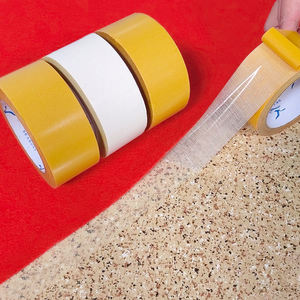 Adhésif fort enlevé facilement <span class=keywords><strong>tapis</strong></span> de tissu adhésif en caoutchouc ruban à base de tissu double face - Product Image 3