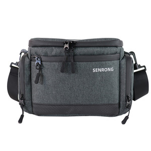 pu leather custom messenger OEM cube Outdoor Bino case Binocular Pack Advanced Holster Lens Mirriorless <b>Camera</b> <b>Bag</b> - Product Image 1