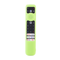 Cubierta de carcasa de piel remota para TV Luminous Android TV Mini-LED 4K Smart Remote Control Cover Holder para TCL Netflix