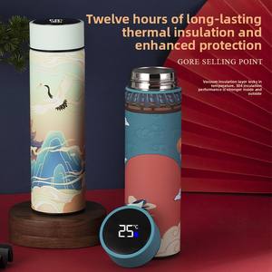 Thermos à vide haut de gamme en gros, en acier inoxydable 304, avec affichage intelligent de la température, grande capacité, isolation <span class=keywords><strong>thermique</strong></span> de 6 à 12 heures - Product Image 3