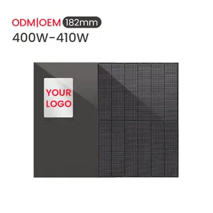 Odm/OEM 20gw giá bán buôn năng lượng mặt trời quang điện Bảng điều khiển năng lượng mặt trời 400 Wát đầy đủ màu đen