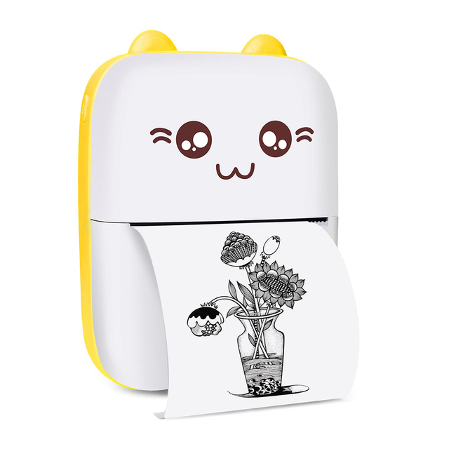 Wireless Mini Portable Thermal Printer Instant Student Handheld Inkless Digital List Card Photo Memo Printing