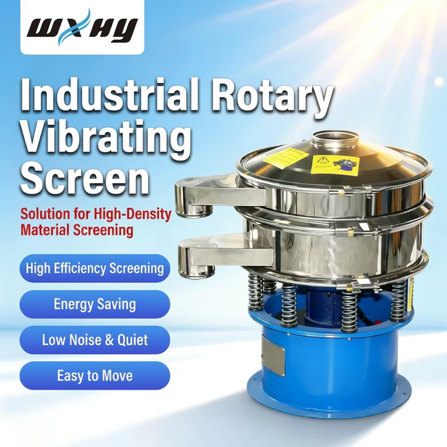 HY-1000 Series Precision Circular Vibrating Screen with Motor Customizable Voltage Made in Henan China