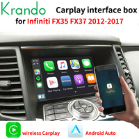 Boîtier d'interface CarPlay Krando pour Infiniti EX FX G M Q QX JX Interface sans fil CarPlay Android Auto Module Plug and Play