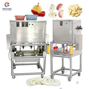 Machine automatique FENGXIANG pour peler, dénoyaouter et trancher les pommes, 380V, en acier inoxydable, équipement de transformation des fruits, haute productivité - Product Image 1