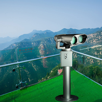 High Quality 25x100 Coin-Operated Binoculars with Bak4 Prism Waterproof Observation Platform Good Optical System