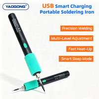 Fer à souder de précision YaoGong 210-USB, contrôle de température à 3 niveaux, embouts interchangeables, portable, rechargeable par USB, pour téléphone portable