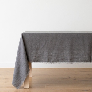 <span class=keywords><strong>Tovaglia</strong></span> Rettangolare <span class=keywords><strong>Grigio</strong></span> Scuro per Ristorante, 100% <span class=keywords><strong>Lino</strong></span>, Decorativa, 90 X 132, Personalizzabile Professionalmente - Product Image 4